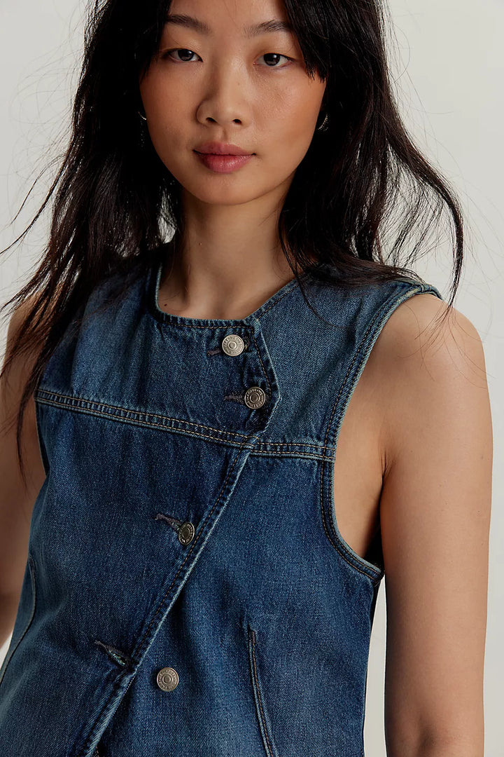 Maris Denim Vest Wall Flower