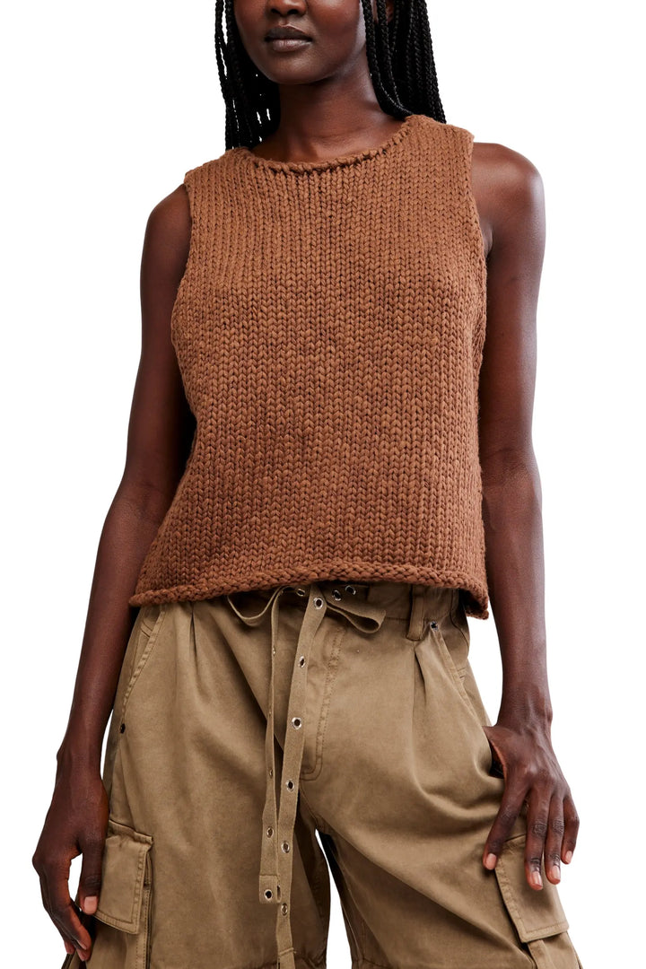 Opal Knit Tank Emperador