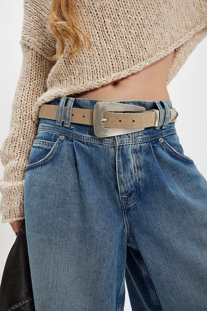 Patcha Suede Belt Biscotti