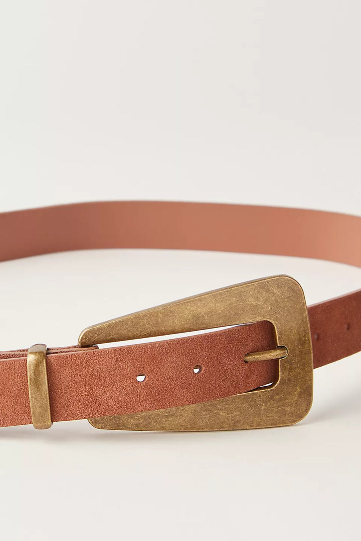 Patcha Suede Belt Cognac