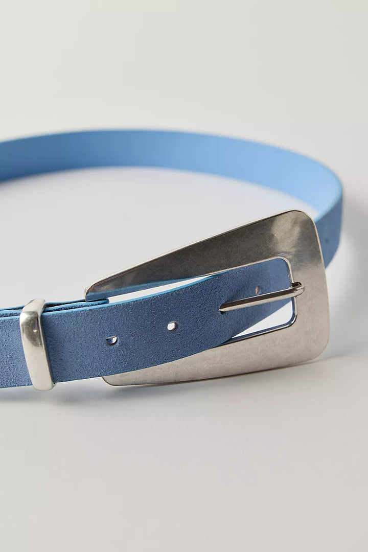 Patcha Suede Belt Cornflower
