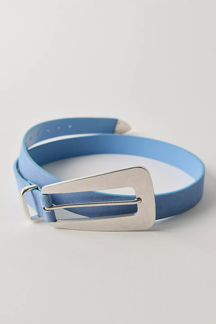 Patcha Suede Belt Cornflower