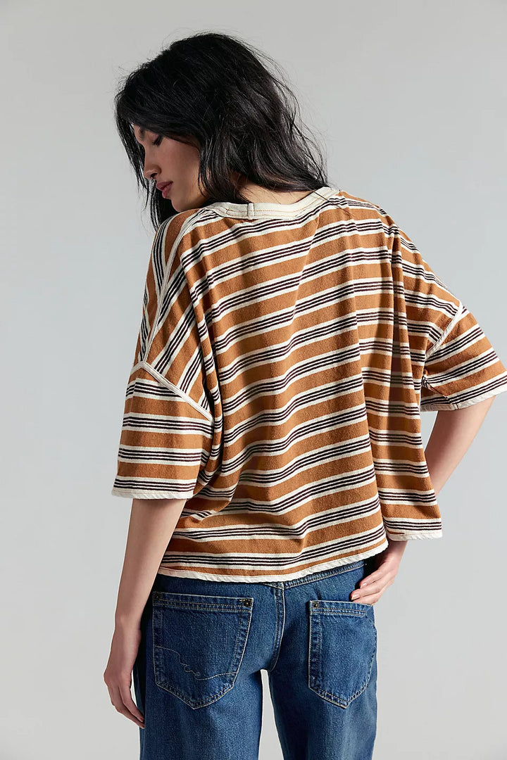 Clean Rugby Tee Almond Combo