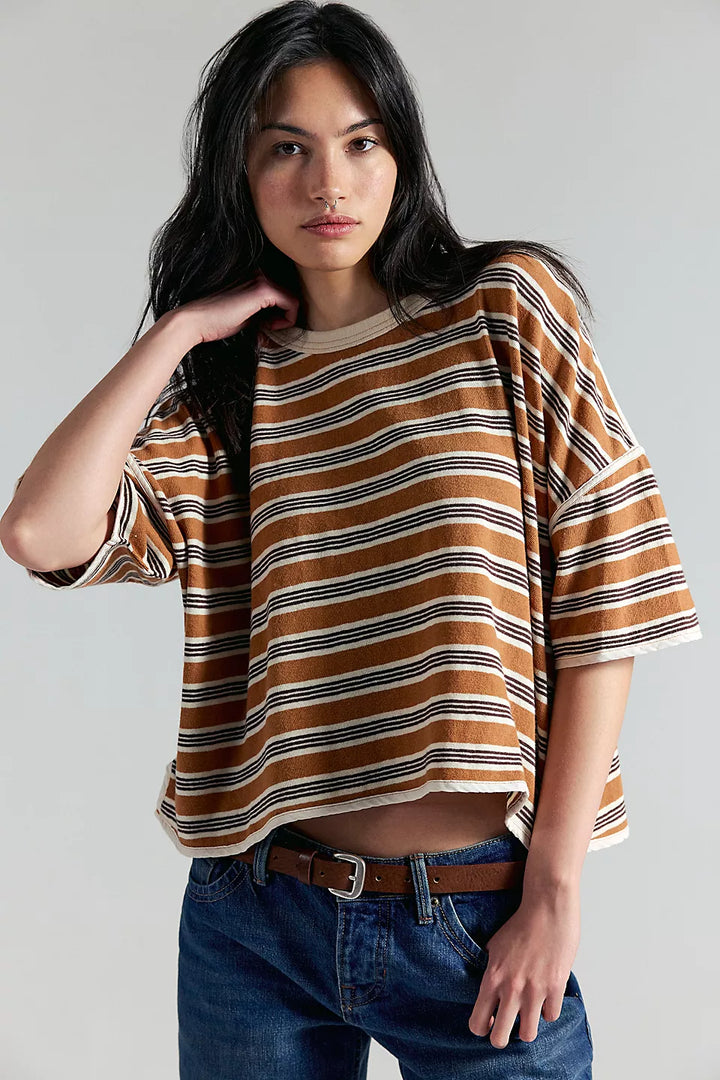 Clean Rugby Tee Almond Combo