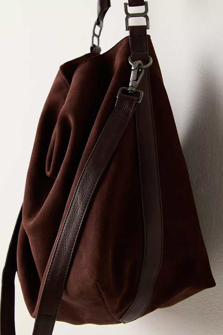 Suzie Suede Slouchy Tote Bag