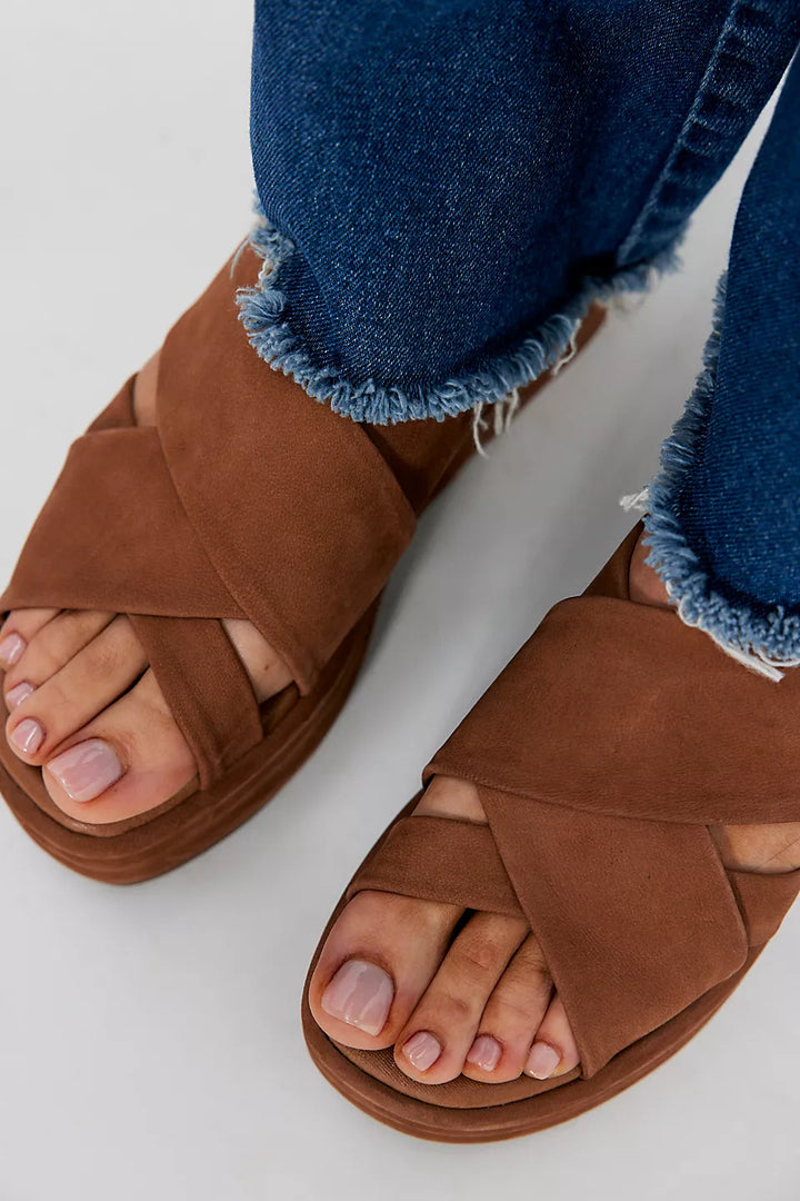 Wanderbay Flatform Sandal Latte