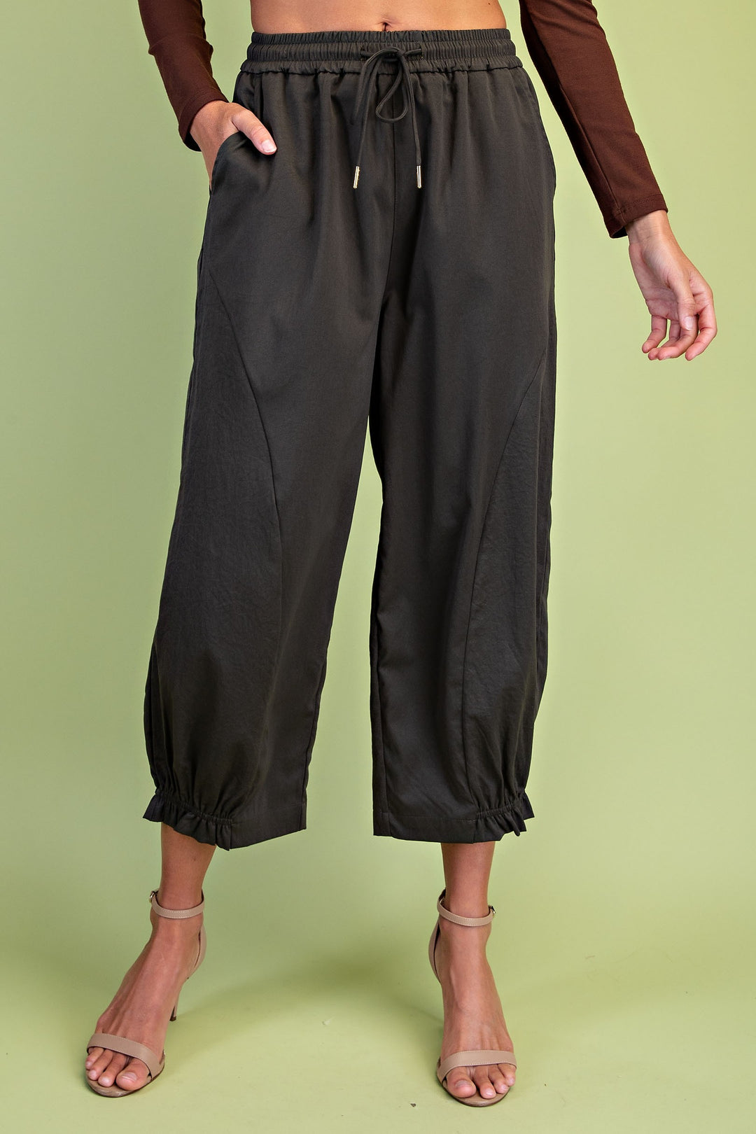 Balloon Pants - Dark Olive