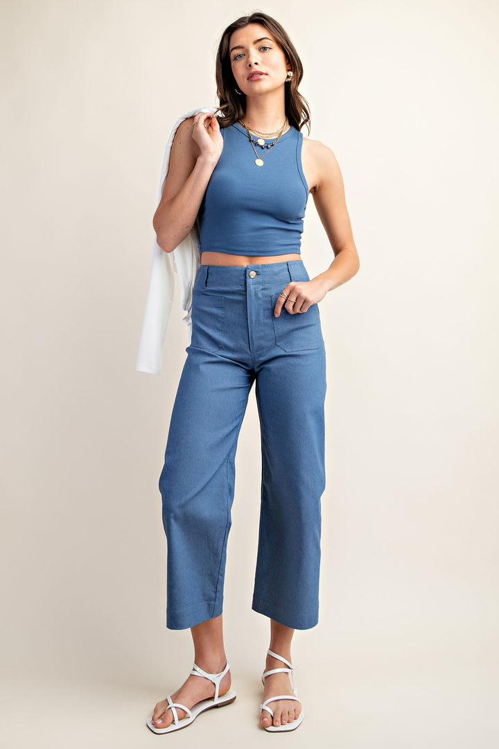 Briley Cropped Pants Denim