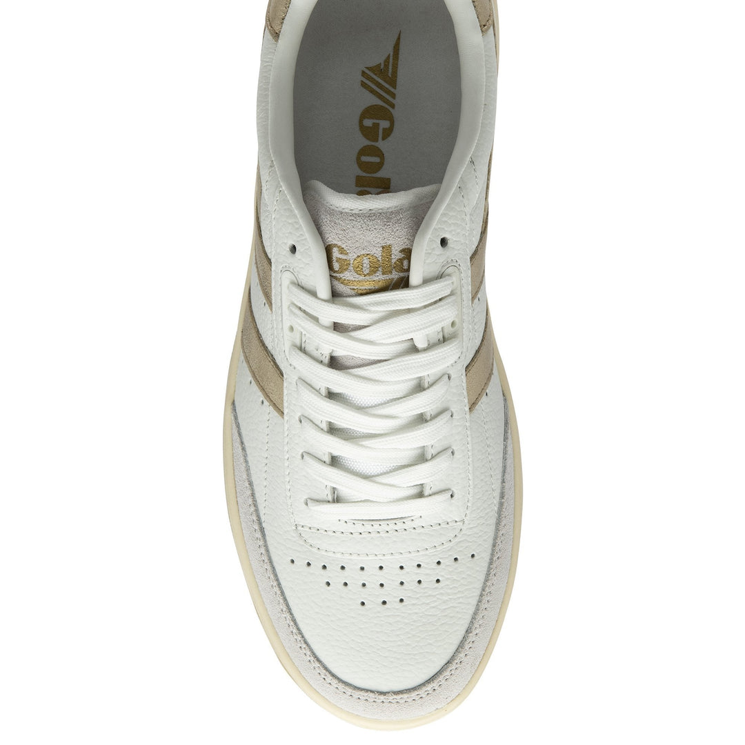 Falcon Mirror - White/Gold