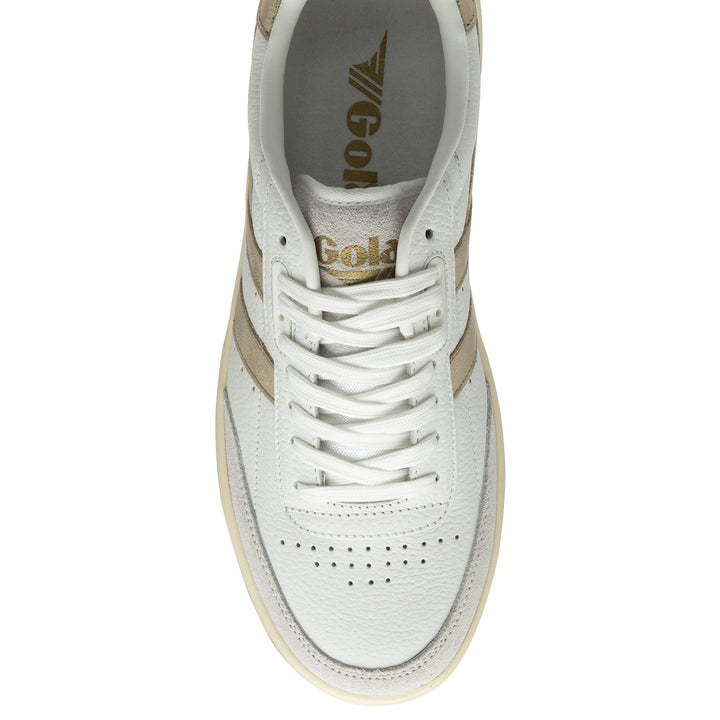 Falcon Mirror - White/Gold