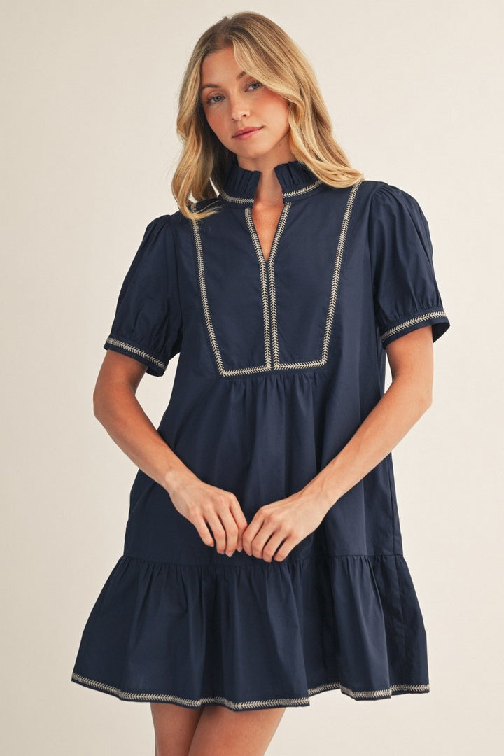 Greer Embroidered Dress