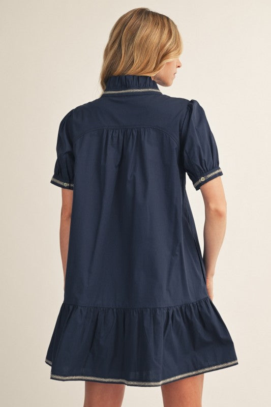 Greer Embroidered Dress