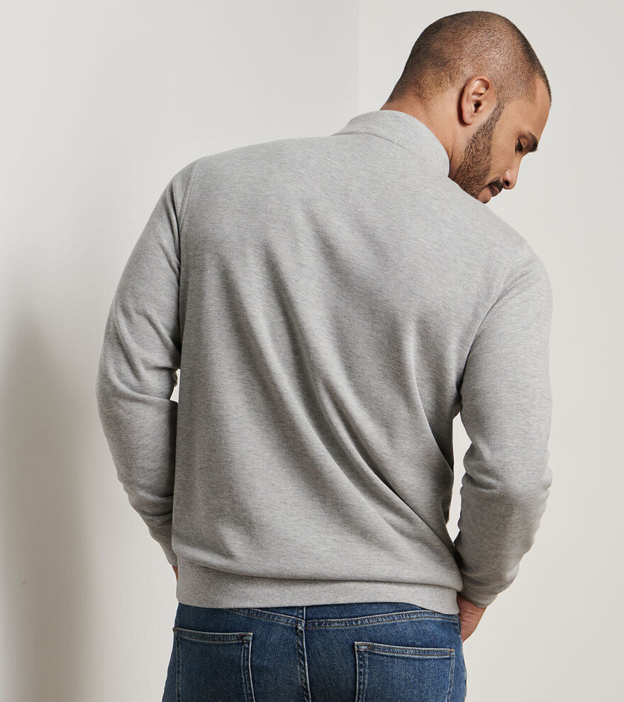 Crown Comfort 1/4 Zip Light Grey