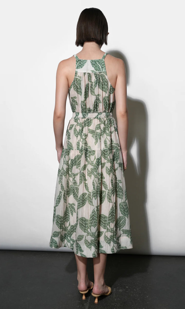 Greylin Veneria Halter Midi Dress