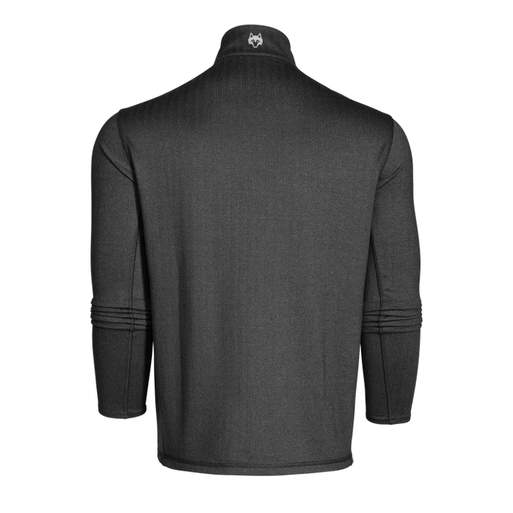 Greyson Colorado Herringbone 1/4 Zip – Black