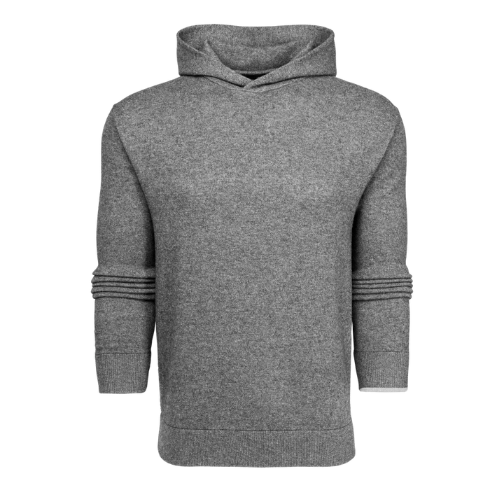 Koko Cashmere Hoodie - Smoke Heather Grey