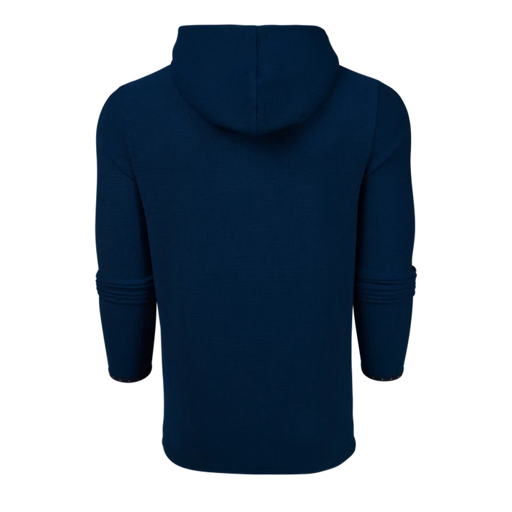 Traverse Waffle Hoodie - Maltese Blue
