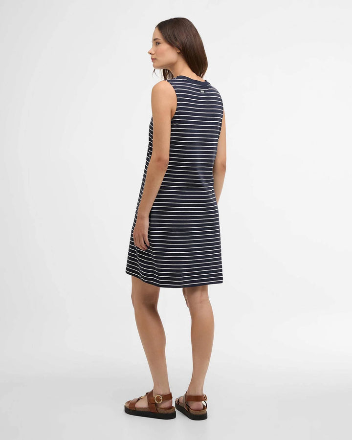 Hartland Mini Dress - Navy/Cloud Stripe