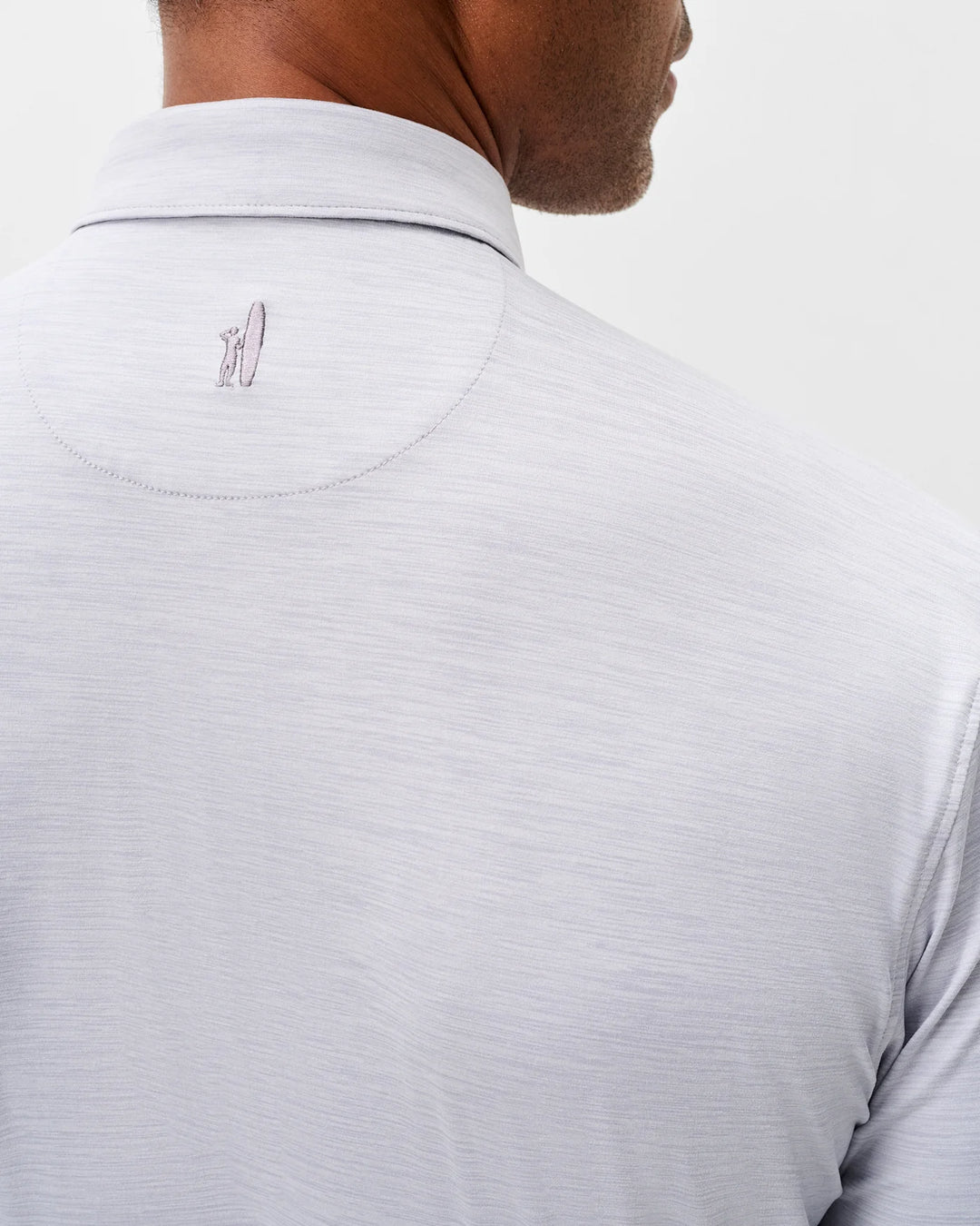 Johnnie-O Huron Polo Light Gray