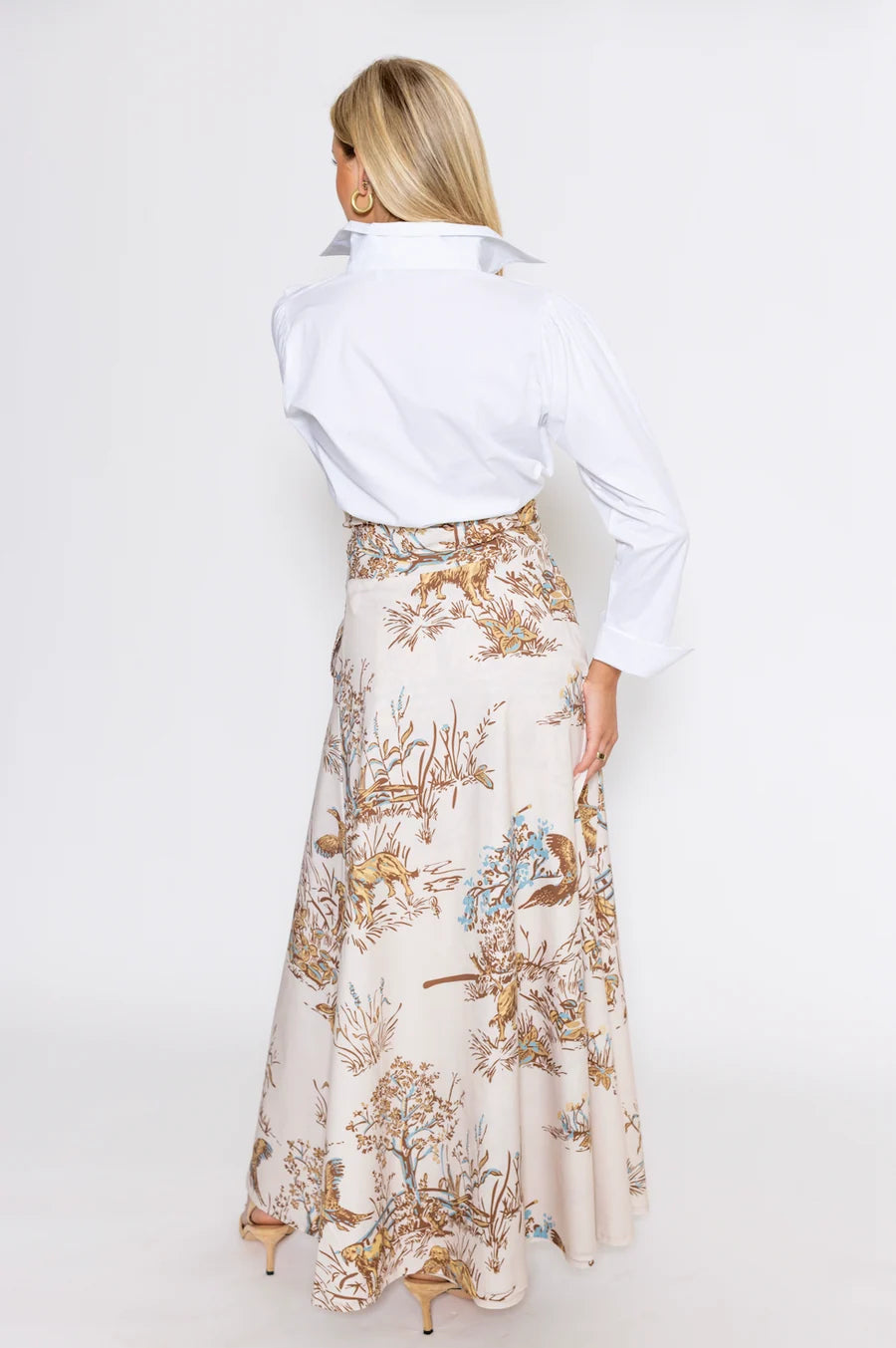Maple Field &amp; Feather Brady Wrap Maxi Skirt