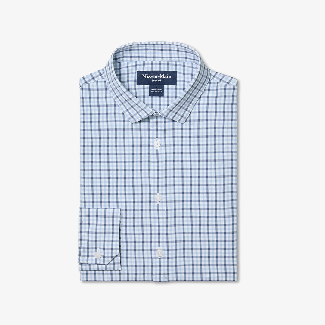 Mizzen+Main Leeward - Cloud Blue Hudson Plaid