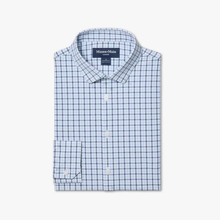 Mizzen+Main Leeward - Cloud Blue Hudson Plaid