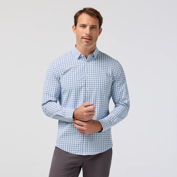 Mizzen+Main Leeward - Cloud Blue Hudson Plaid