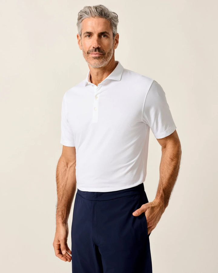 Johnnie-O Huron Polo White