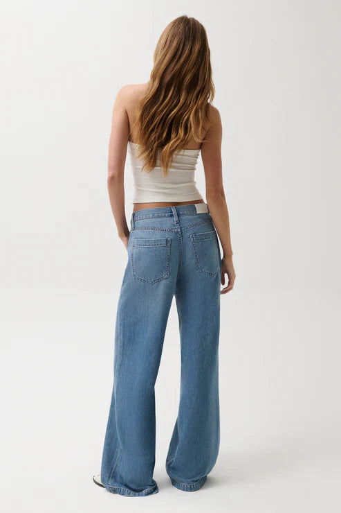 Jadyn Drawstring Palazzo Jeans Expanse