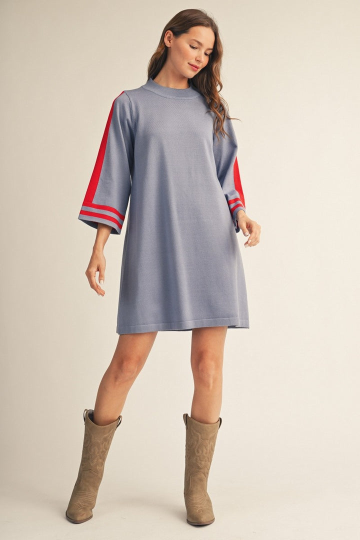 Color Block Sweater Dress