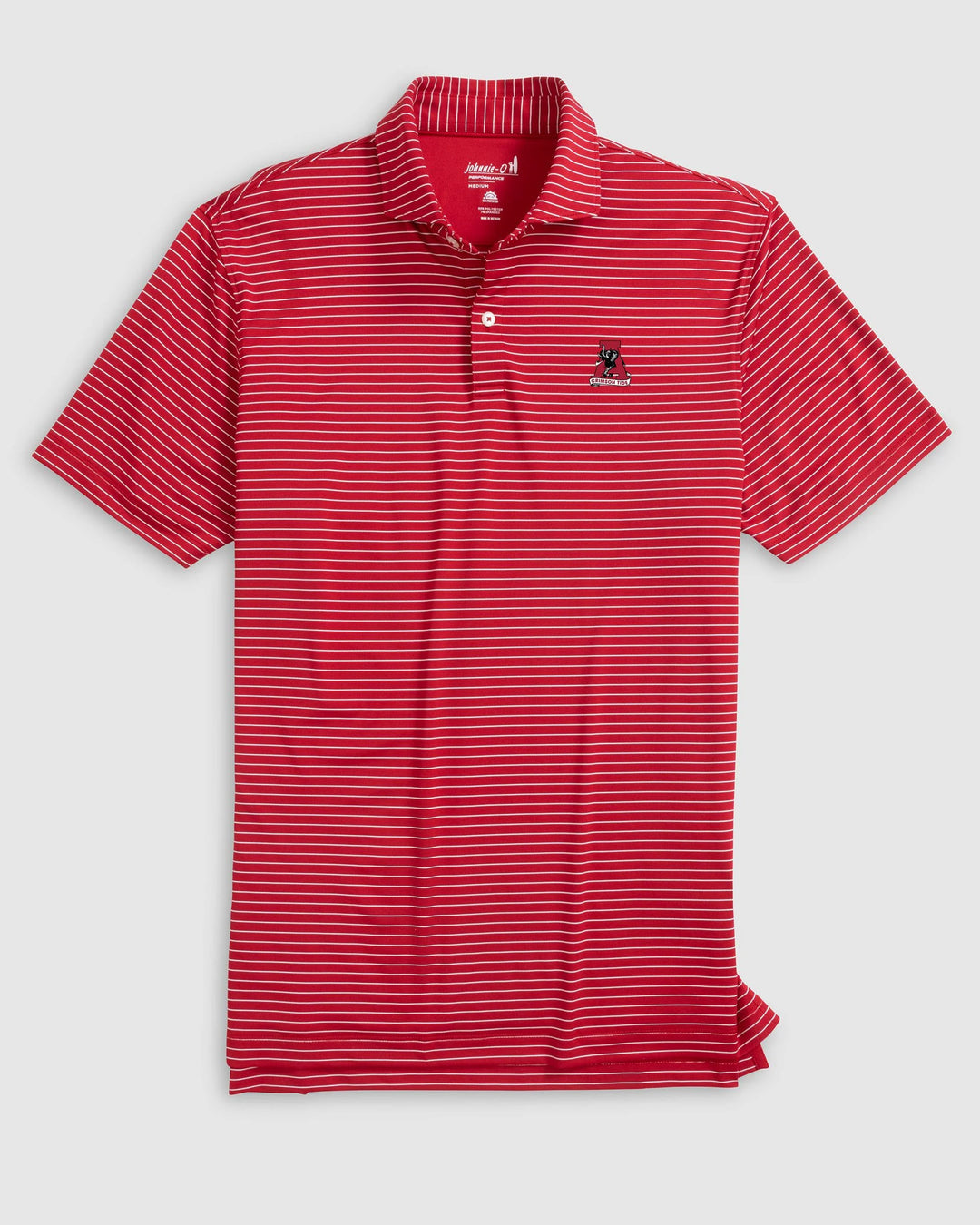 Alabama Johnnie-O Beau Polo – Vault Logo in Crimson