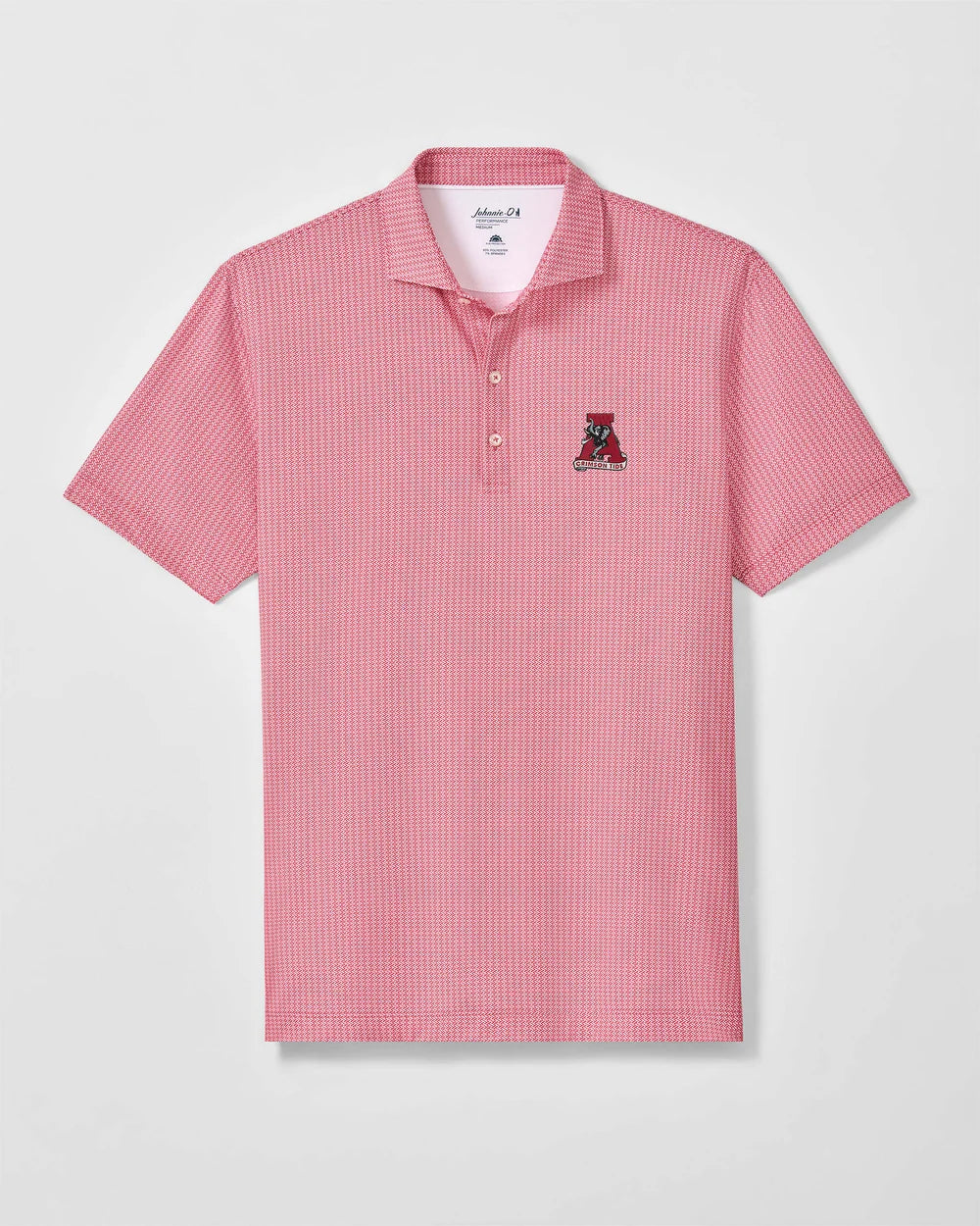 Alabama Johnnie-O Crosslink Polo – Vault Logo in Crimson