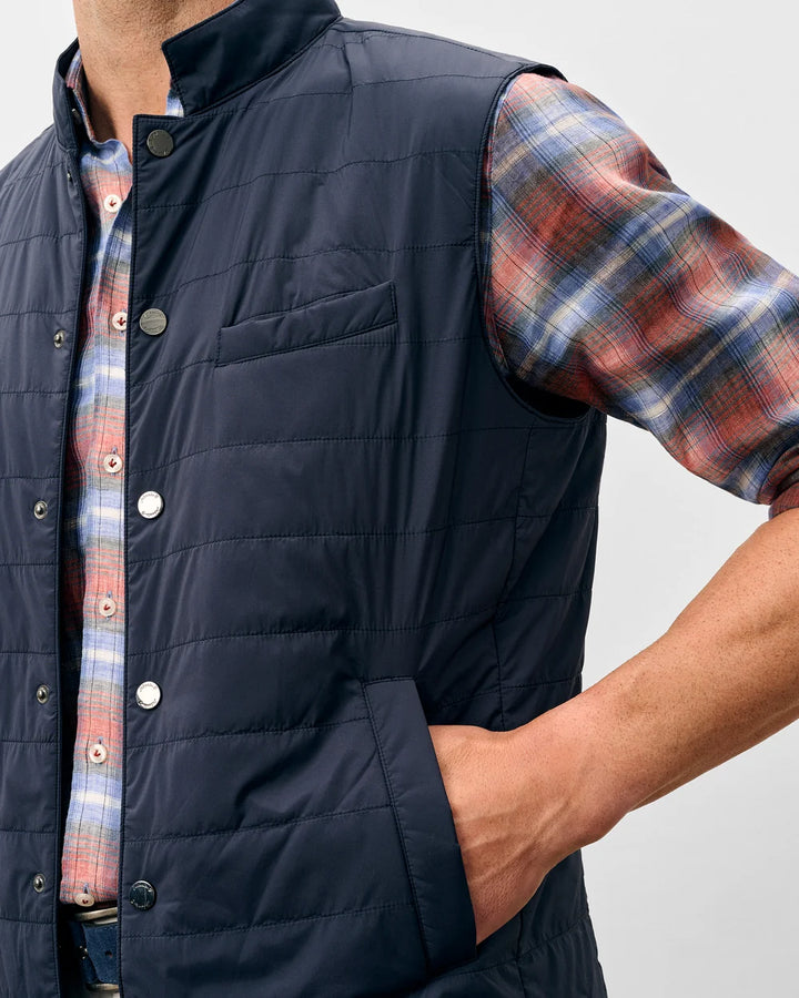 Bauer Quilted Vest - Navy