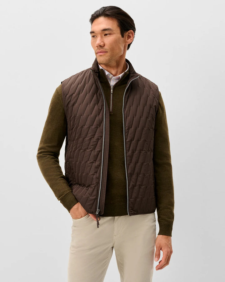 Belfry Quilted Vest Cocoa