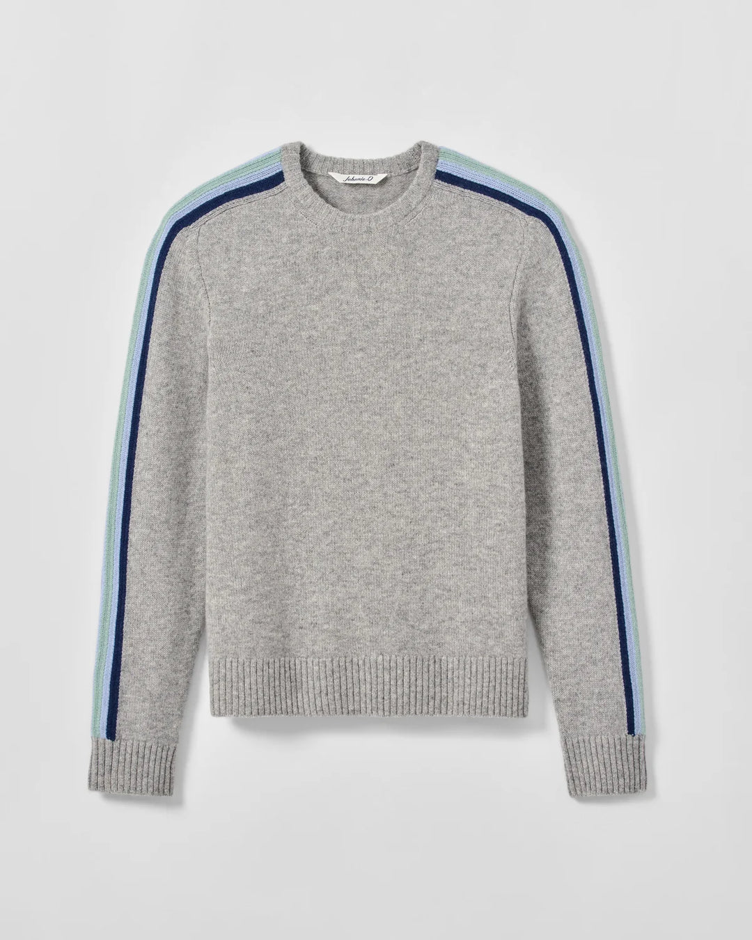 Brielle Cashmere Crewneck Sweater – Light Gray