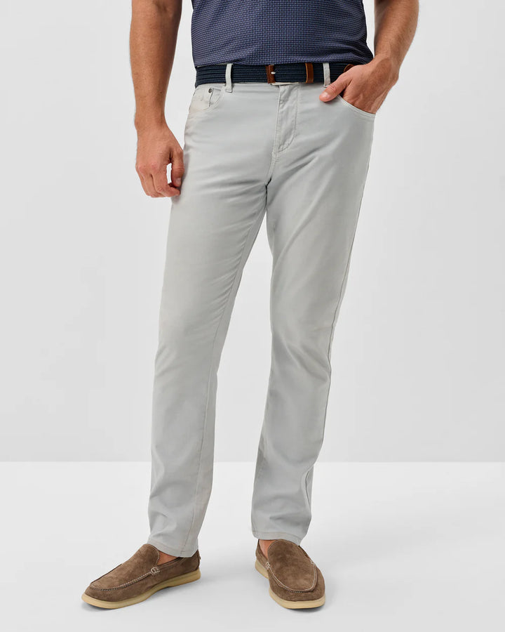 Carmel Sateen 5-Pocket Pant - Chrome