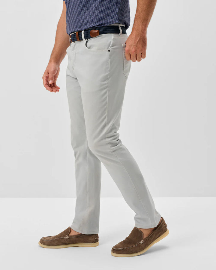 Carmel Sateen 5-Pocket Pant - Chrome