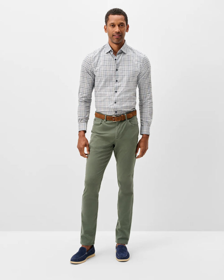 Carmel Sateen 5-Pocket Pant - Kelp