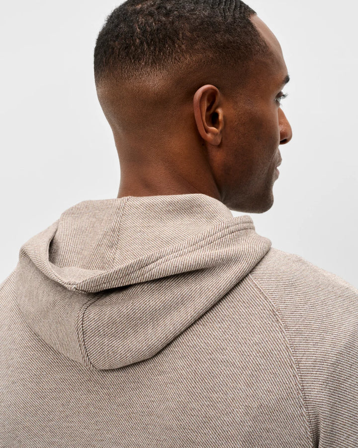 Cotton Blend Hoodie - Coffee