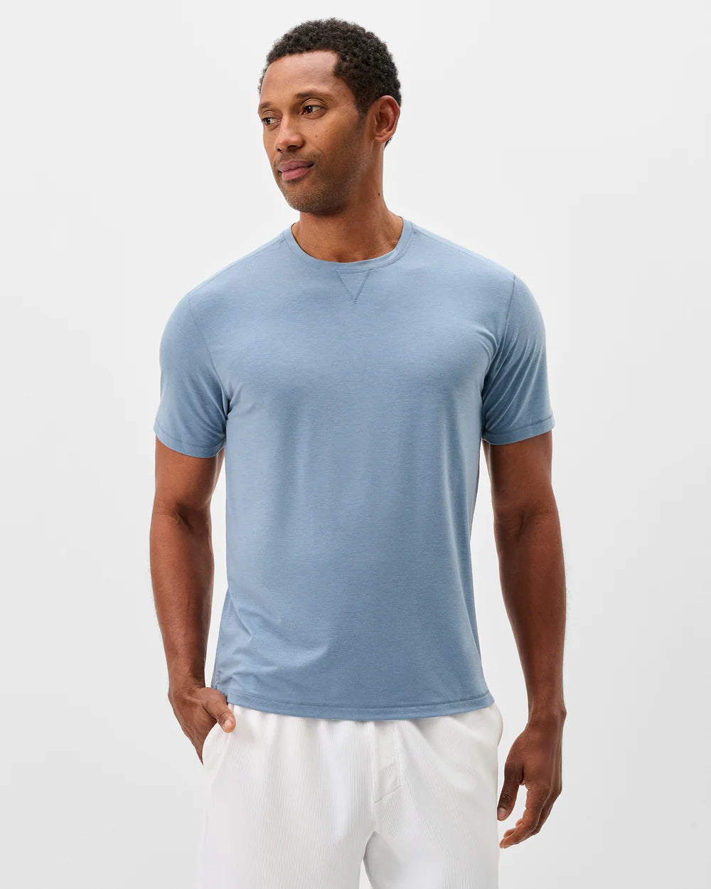 Johnnie-O The Course Tee Carbon Fiber