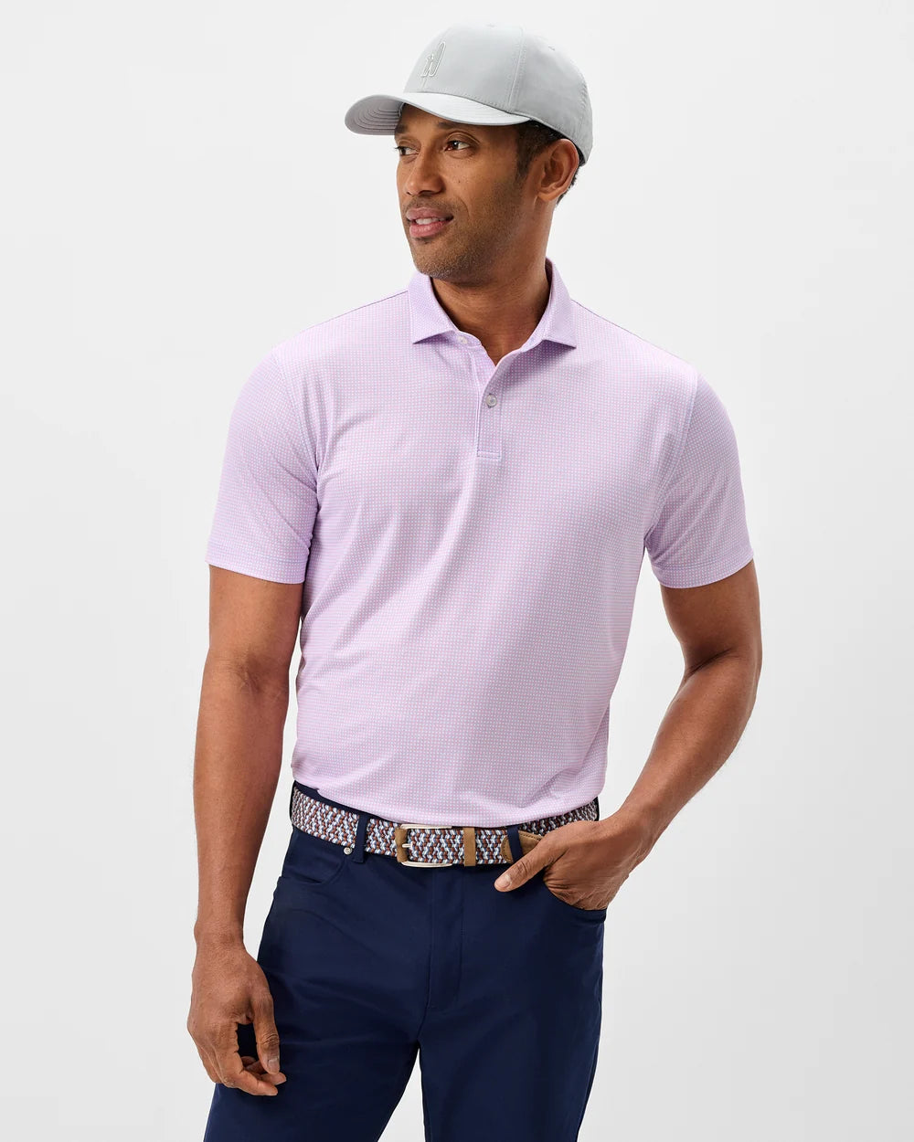 Johnnie-O Dot Neat Polo Palm Beach