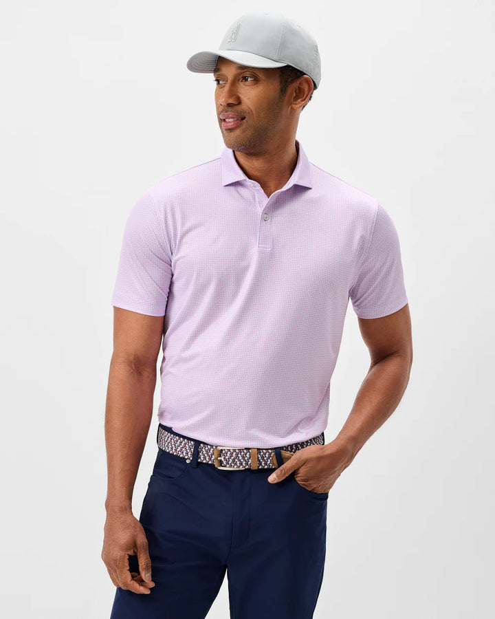 Johnnie-O Dot Neat Polo Palm Beach