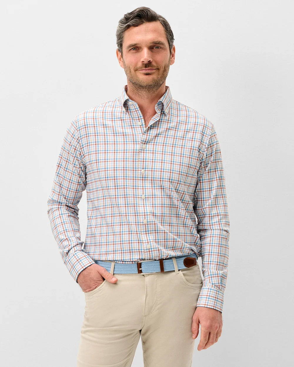 Johnnie-O Everyday Shirt - Redwood Check