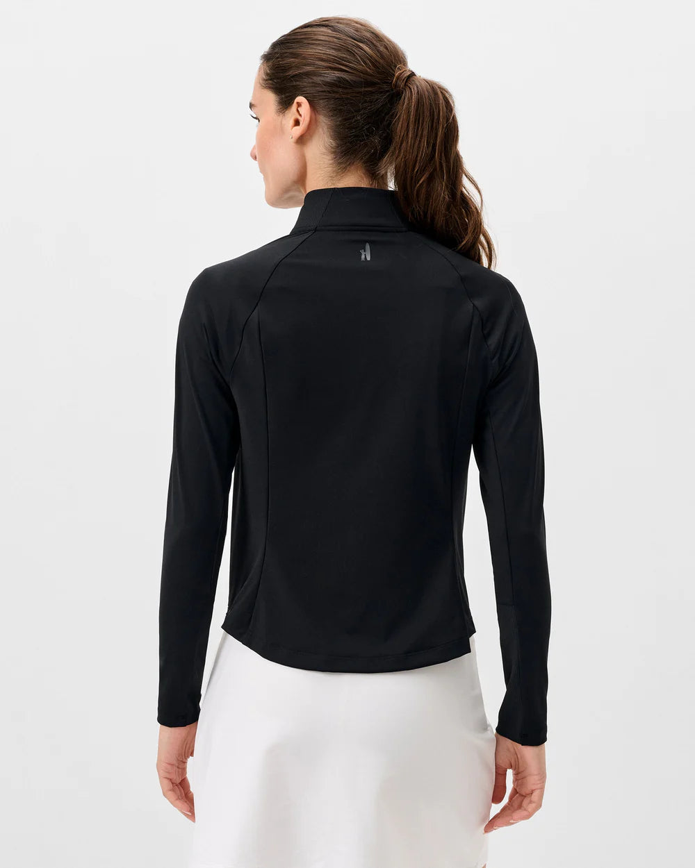 Hannah Mixed Media Jacket Black