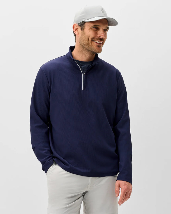 Johnnie-O Hoppin 1/4 Zip - Navy