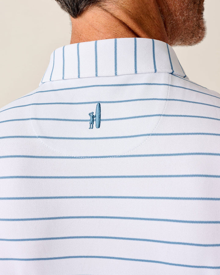 Johnnie-O Kerwin Polo White Tide