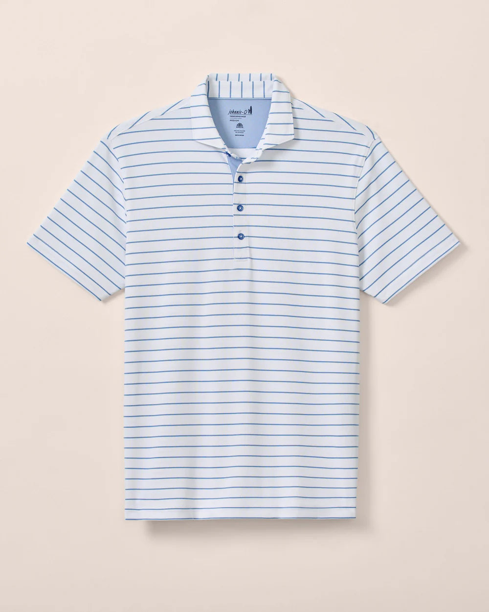 Johnnie-O Kerwin Polo White Tide