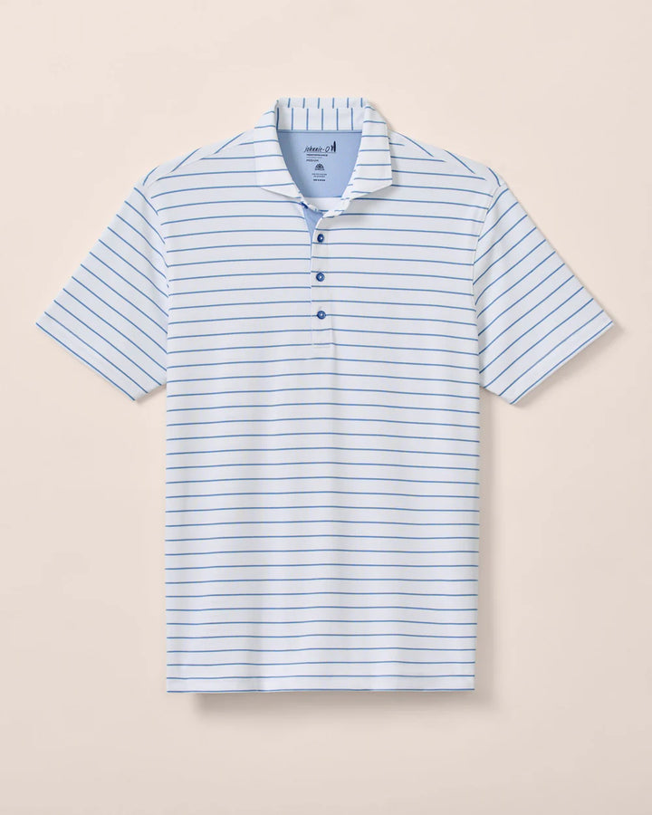 Johnnie-O Kerwin Polo White Tide