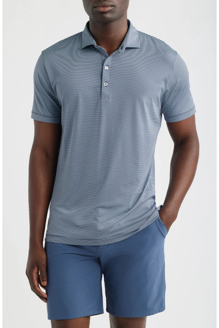 Johnnie-O Lyndonn Polo Navy Tonal