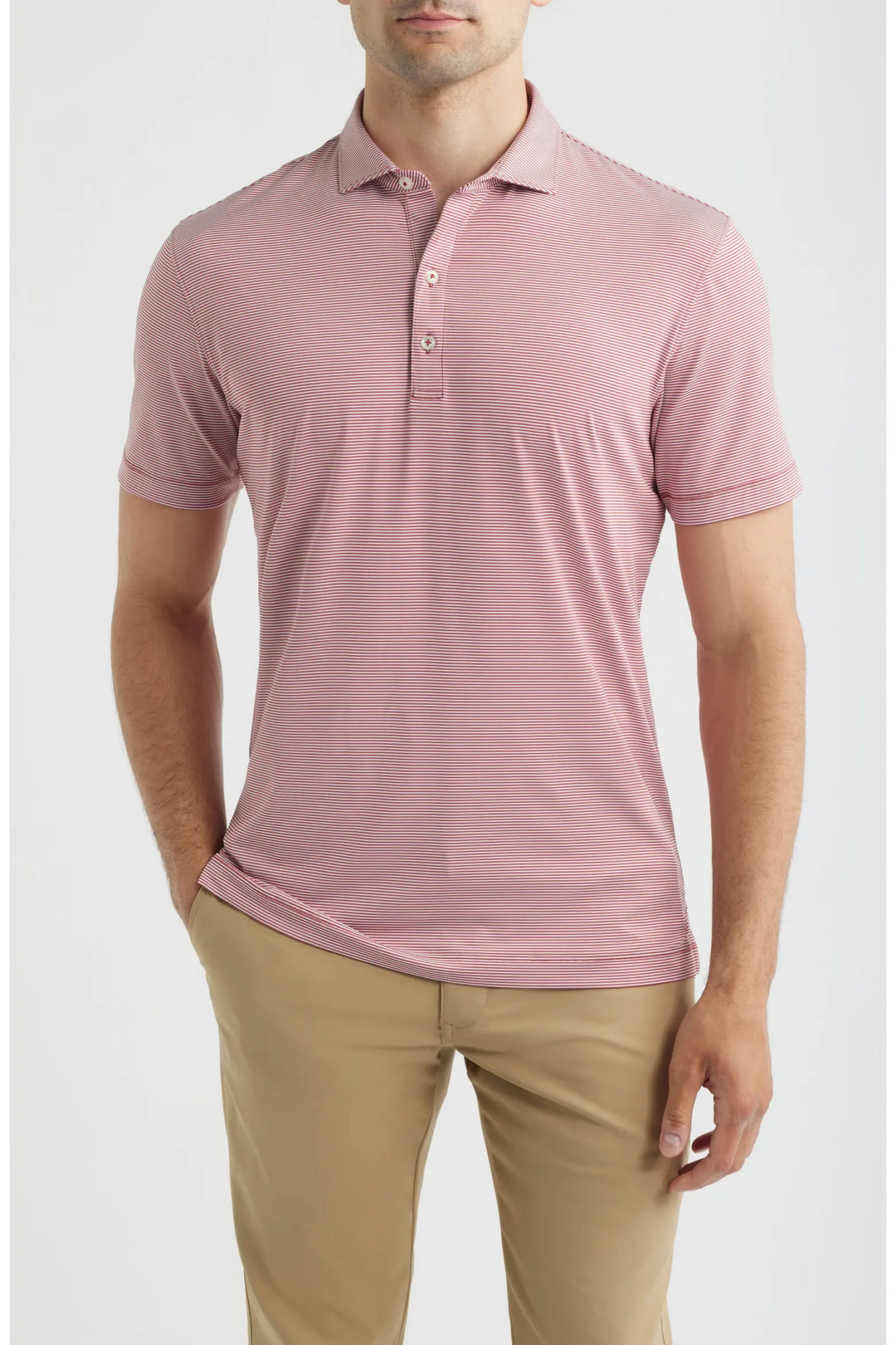 Johnnie-O Lyndonn Polo Racing Red